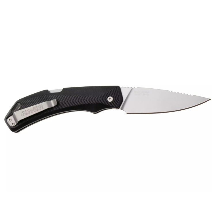 Forefront Black Folding Knife, Pocket Clip, Gerber