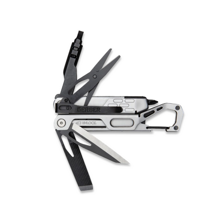 Stakeout Drive Multifunction Pliers, Pocket Clip, Silver, Gerber