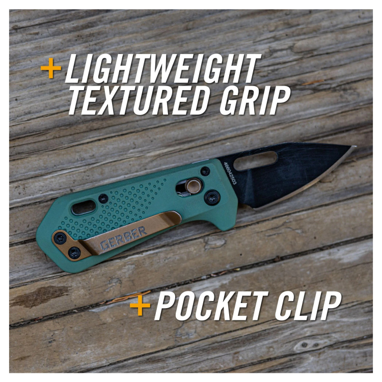 Nectar Folding Knife, Pocket Clip, Baltic Haze, Gerber - Zavírací nůž Nectar, kapesní klip, Baltic Haze, Gerber