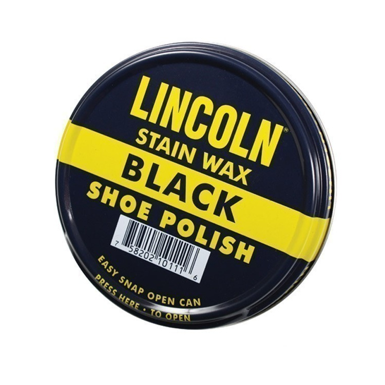 Lincoln U.S.M.C. Stain Wax Shoe Polish, Black, Rothco