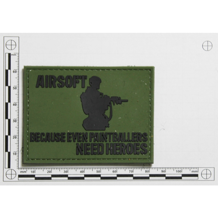 PVC nášivka Airsoft heroes