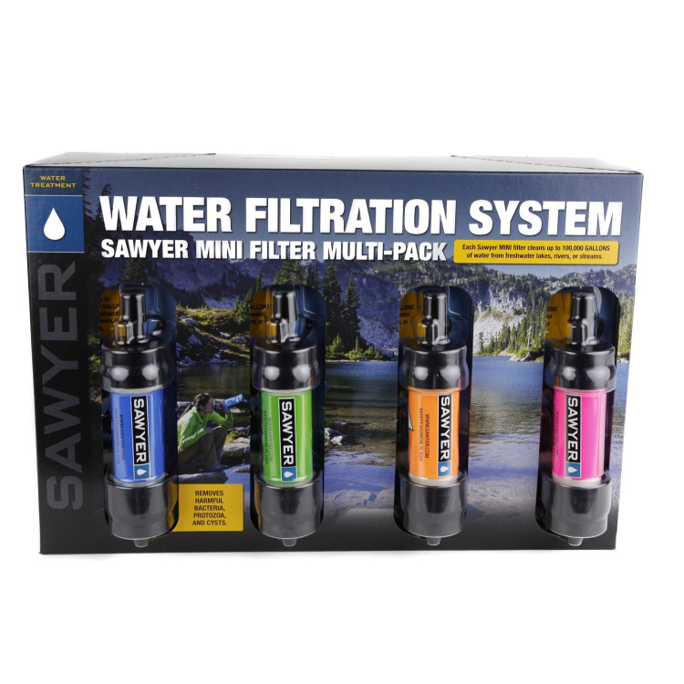 Vodní cestovní filtr SAWYER MINI Filter - COLOR multipack