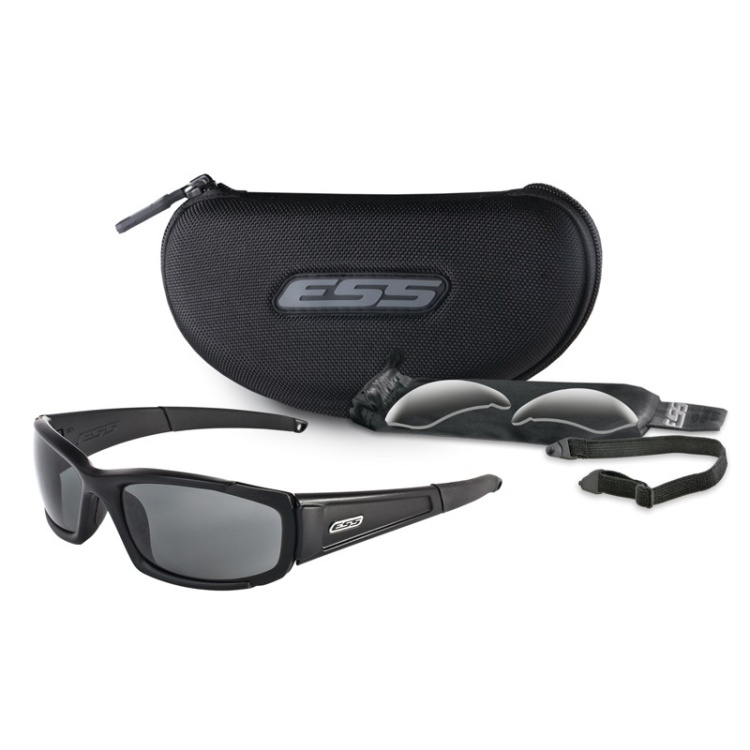 Ballistic Sunglasses CDI Black, 2 LS, ESS