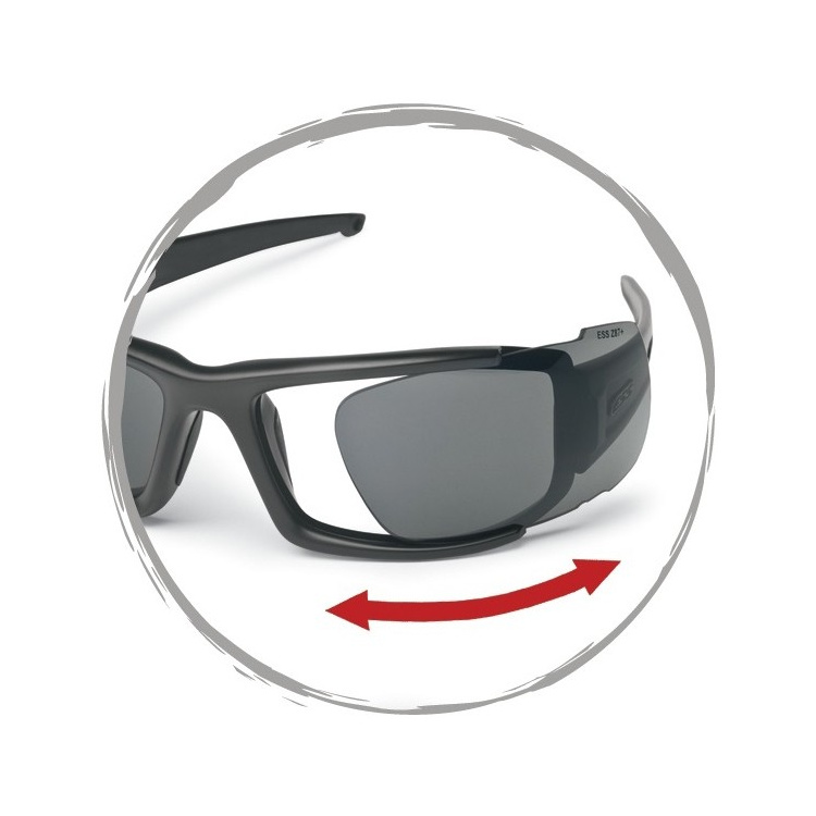 Ballistic Sunglasses CDI Max Black, 2 LS, ESS