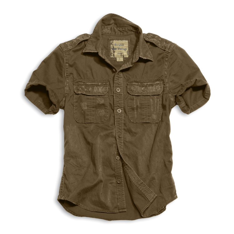 Košile Raw Vintage, Surplus, krátký rukáv - Košile Surplus Raw Vintage, krátké rukávy