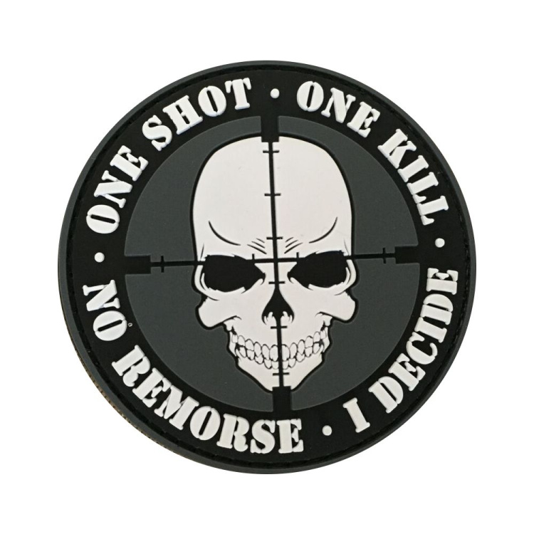 PVC patch &quot;One Shot, One Kill&quot;