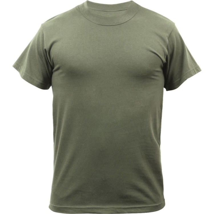 Solid Color 100% Cotton T-Shirt, Foliage Green, Rothco