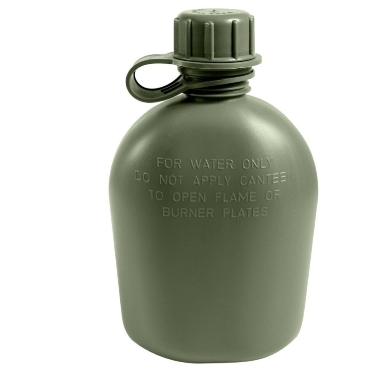 Plastic Canteen Genuine G.I. Army, 1 L, Olive, Rothco