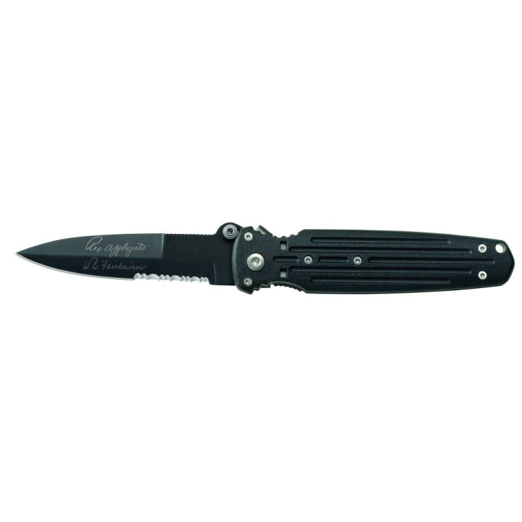 Gerber Covert Folding Knife - Double Bevel 154CM, Black, Serrated
