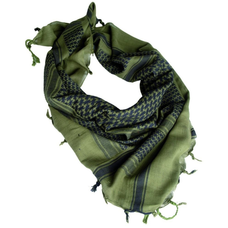 Shemagh scarf, green-black, Mil-Tec