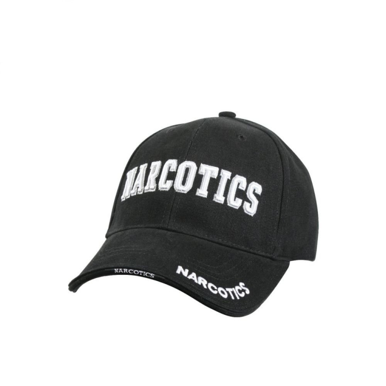 Cap Deluxe Low Profile Narcotics, Black, Rothco