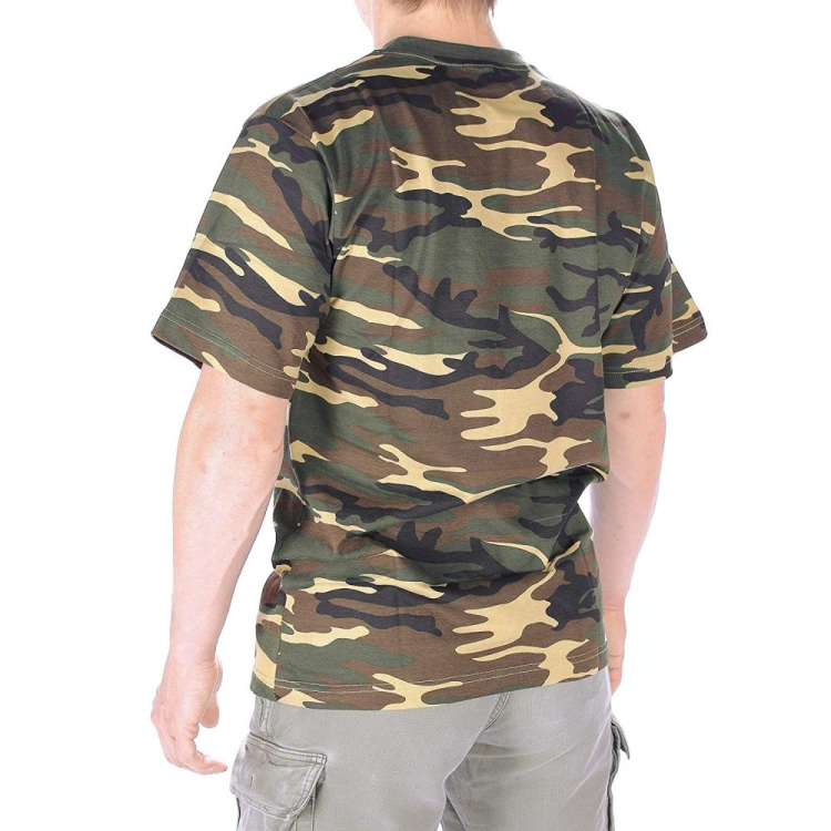 Men&#039;s camouflage t-shirt, Mil-Tec, US woodland
