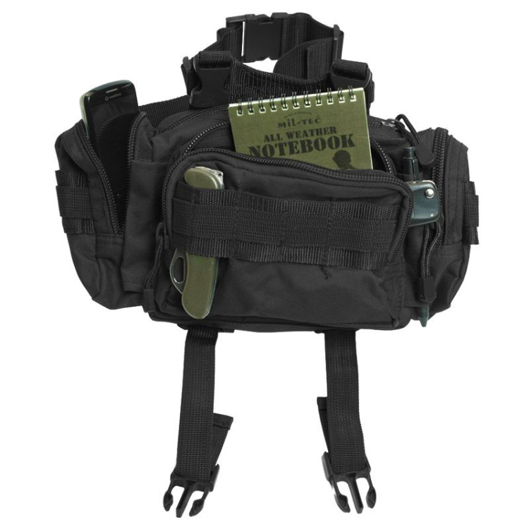 Waist Bag Modular System, black, Mil-Tec
