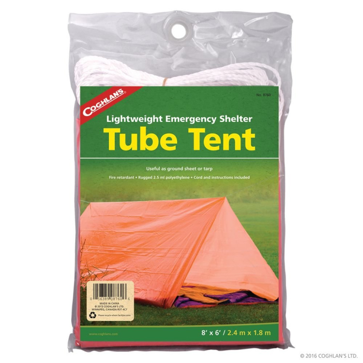 Emergency Shelter Tube Tent, Coghlan&#039;s