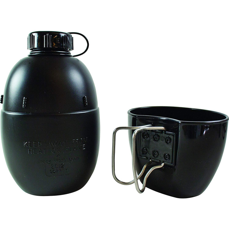 Britská polní láhev + hrnek, BCB, 950 ml