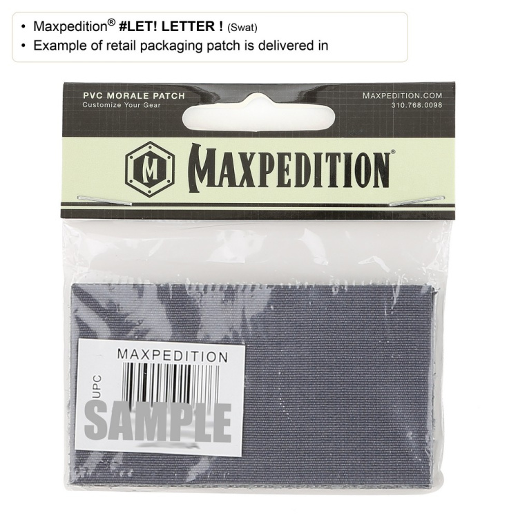 Letter ! Morale Patch, Maxpedition