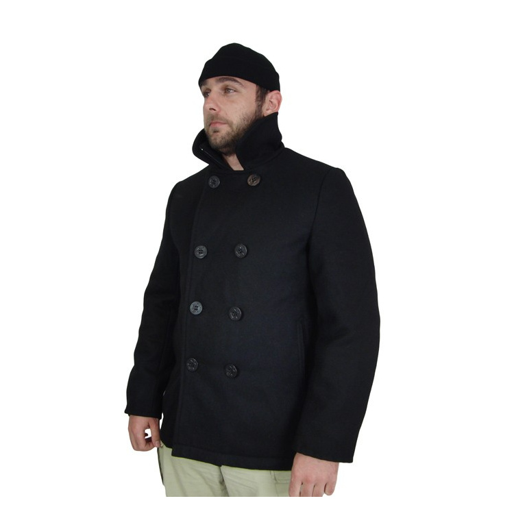Men&#039;s navy coat Pea Coat, Surplus