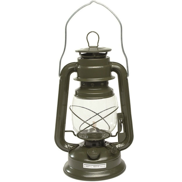 Kerosene Lantern 28 cm, Olive, Mil-Tec