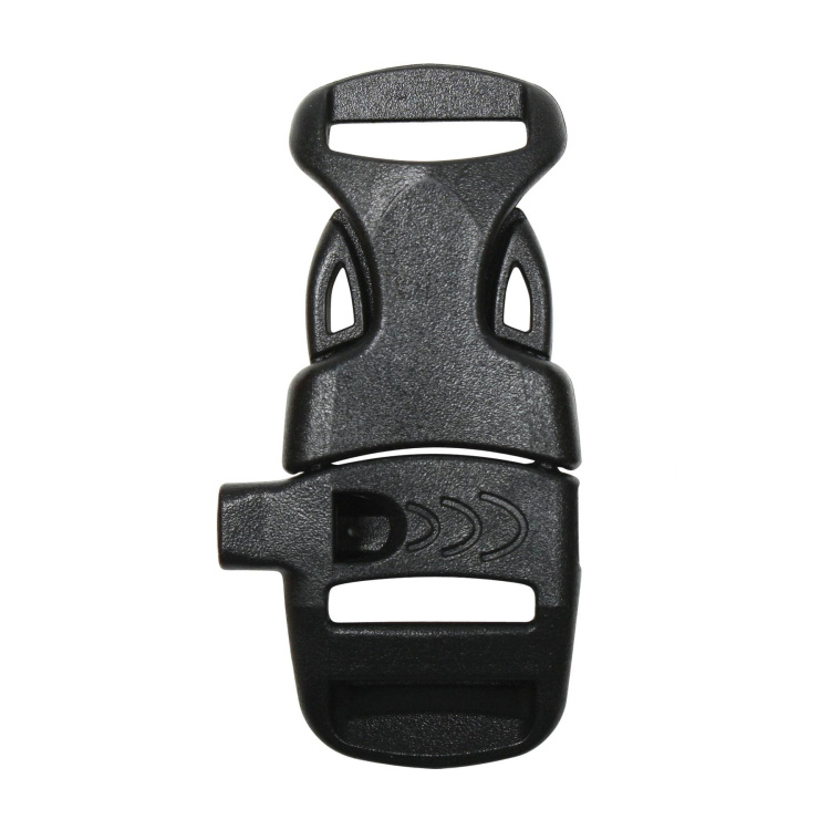 Rothco Whistle Side-Release Buckle, Black, Rothco