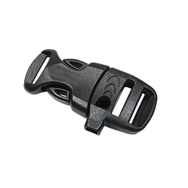 Rothco Whistle Side-Release Buckle, Black, Rothco