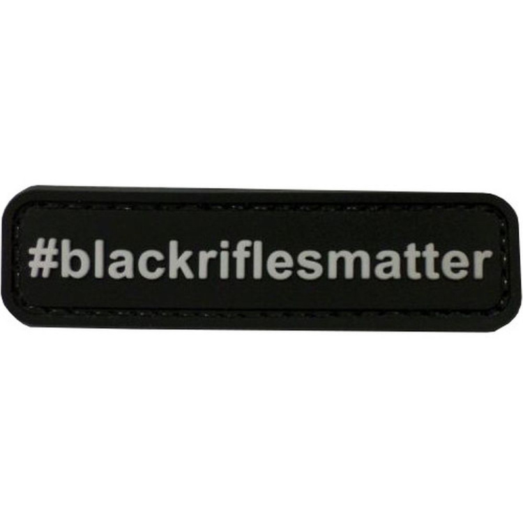 PVC patch &quot;#Blackriflesmatter&quot;