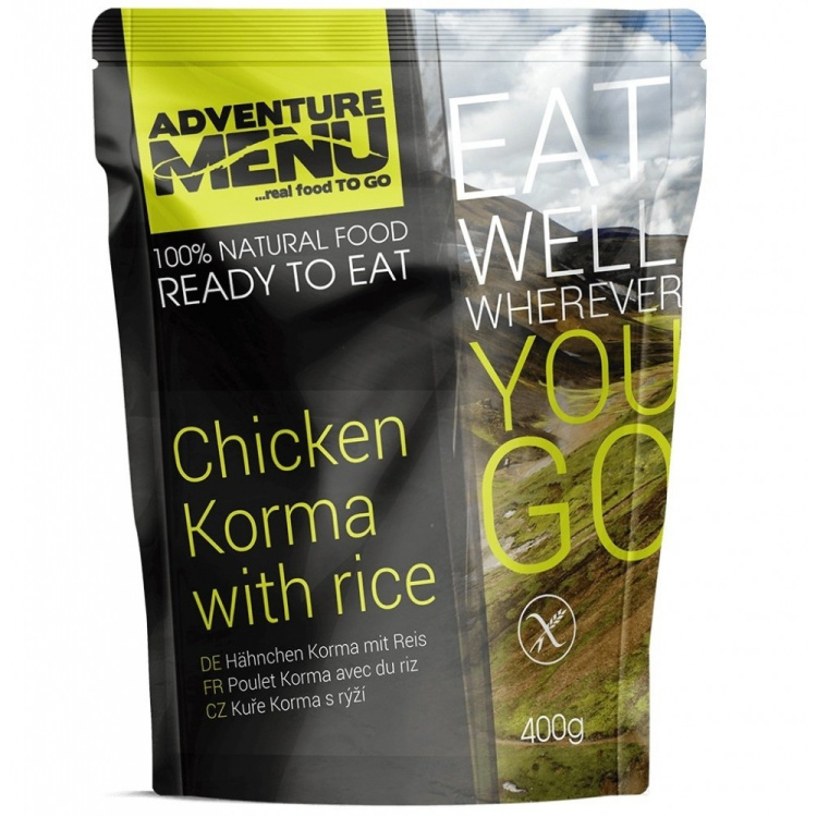 Chicken Korma with Rice, Adventure Menu