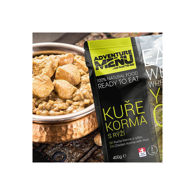 Chicken Korma with Rice, Adventure Menu