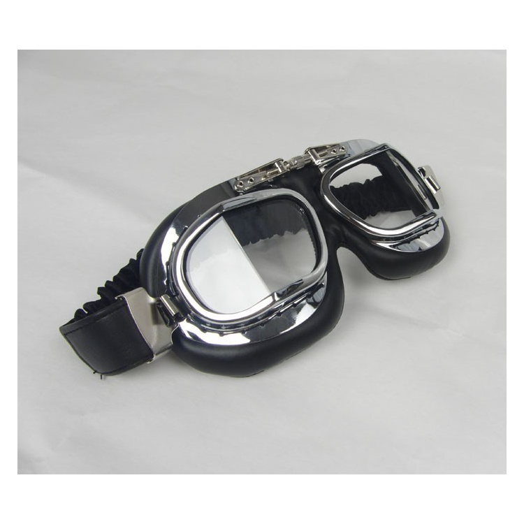 RAF aviation goggles, chrome-plated, Mil-Tec