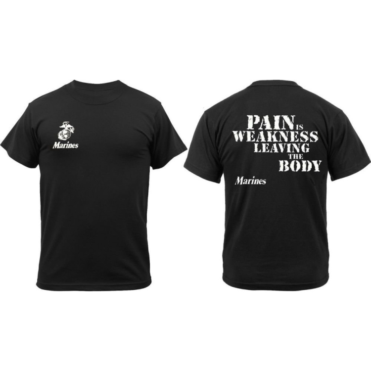 Pain Is Weakness T-shirt, Rothco