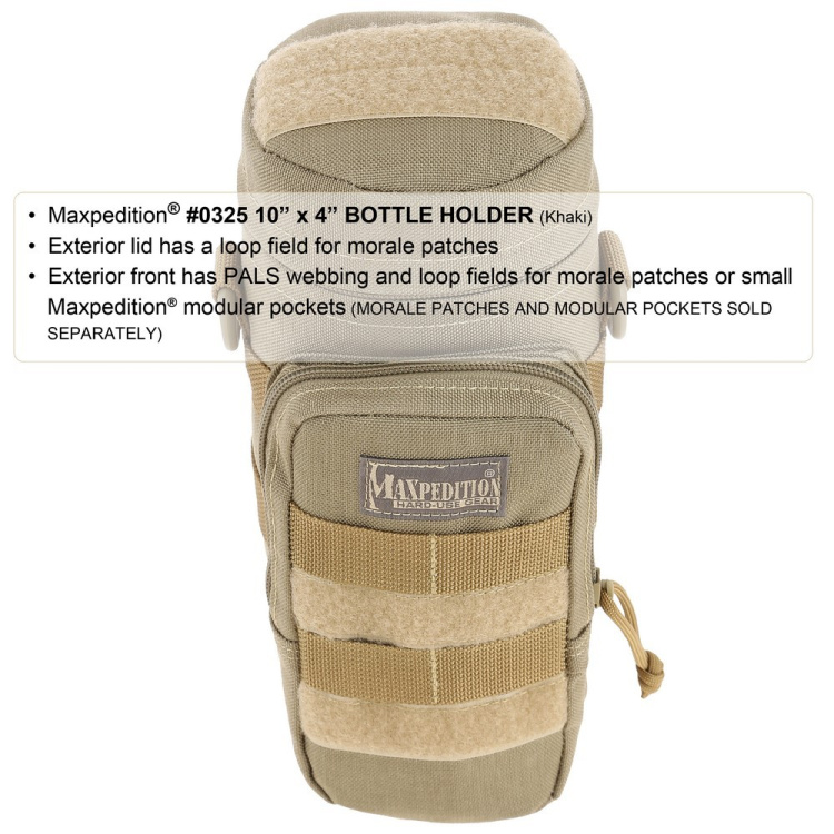 Bottle Holder, 10&quot; x 4&quot;, Maxpedition
