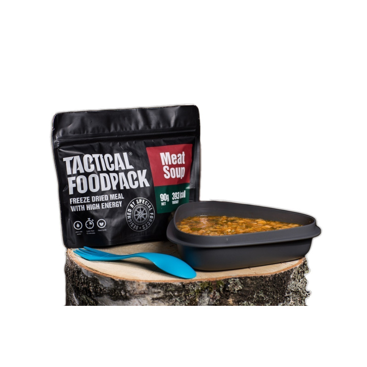 Dehydrované jídlo - masová polévka, Tactical Foodpack