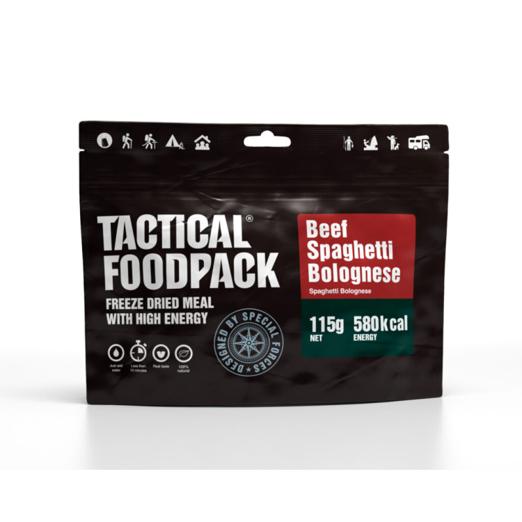 Beef Spaghetti Bolognese, Tactical Foodpack