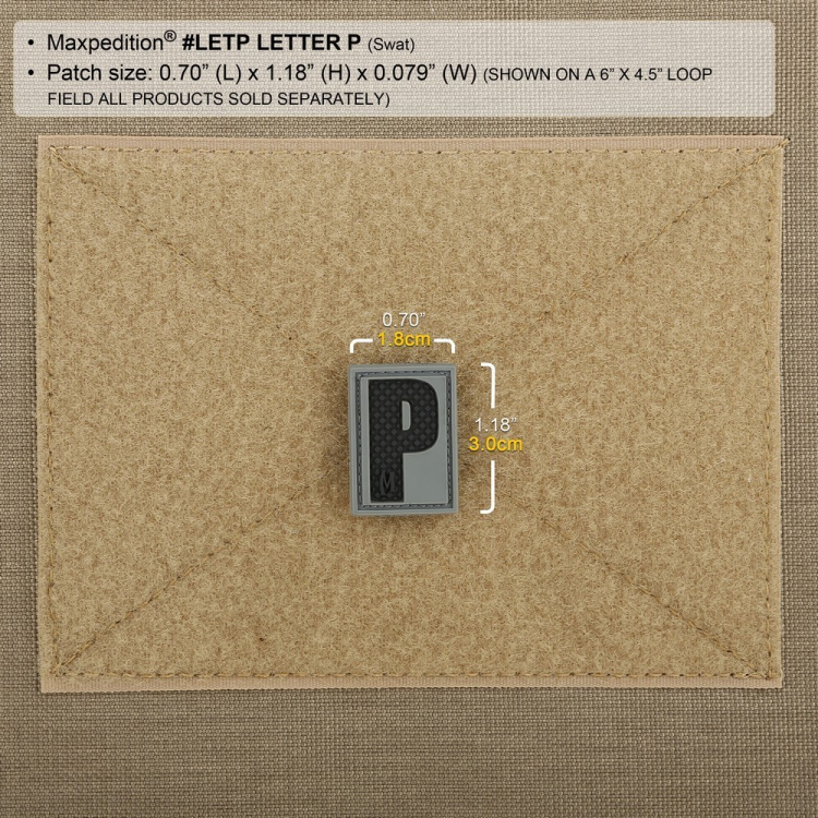 Nášivka Maxpedition Letter P