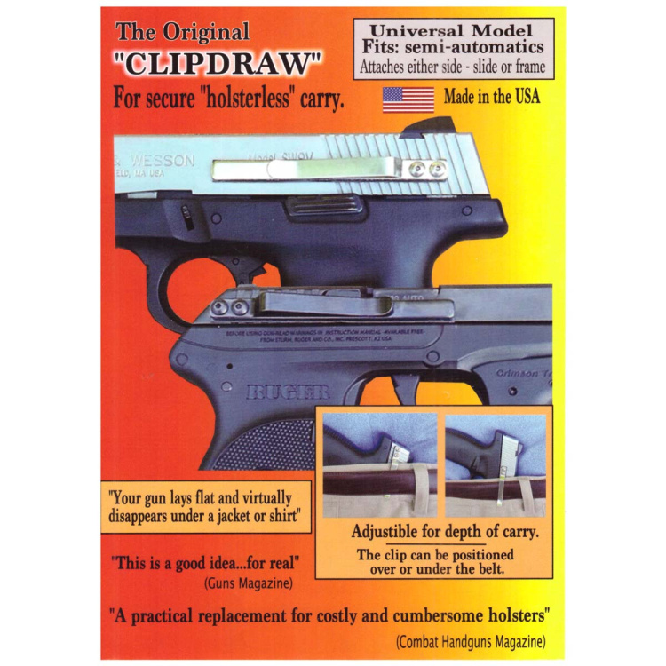 Univerzální Clipdraw pro samonabíjeci pistoli