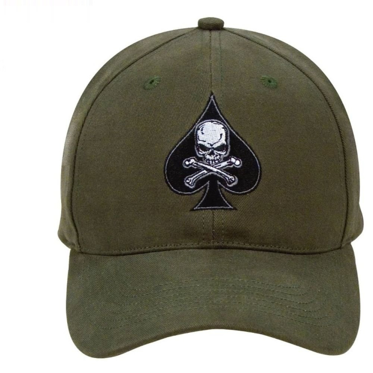 Deluxe Low Profile Death Spade Cap, olive, Rothco