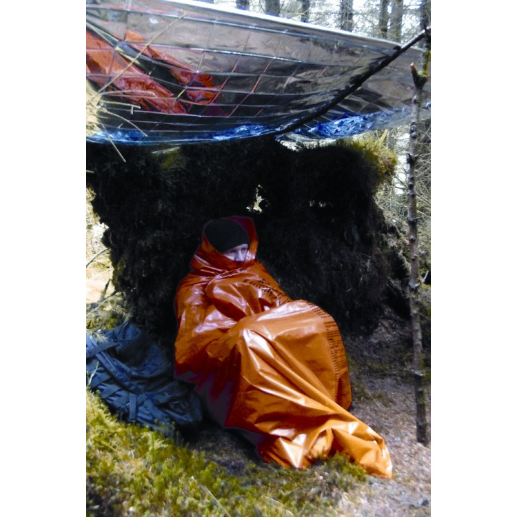 Printed Survival Bag, Bright Orange, BCB