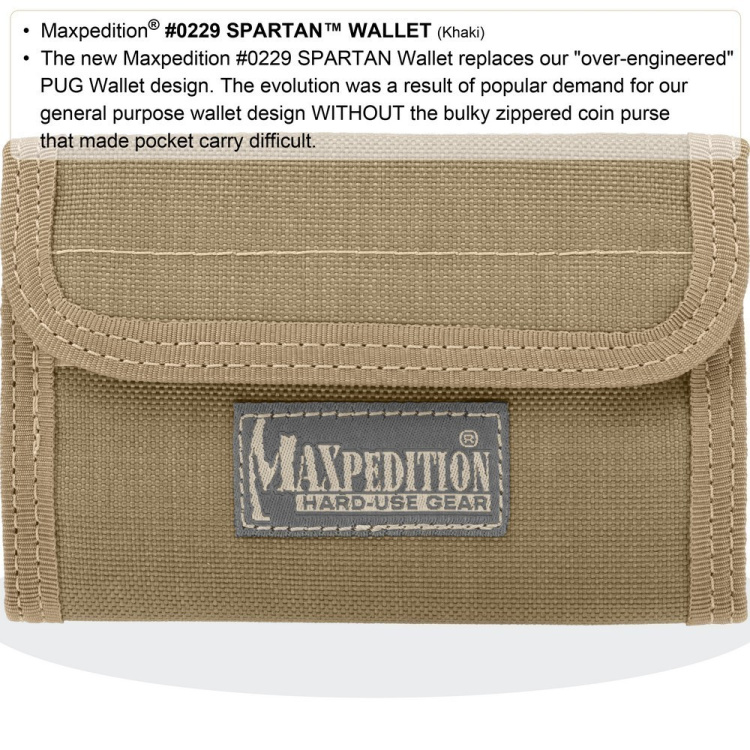 SparTan™ Wallet, Maxpedition