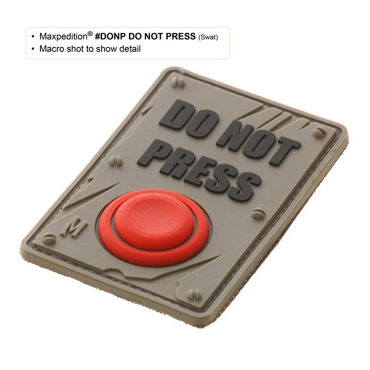 Nášivka Do Not Press, Maxpedition
