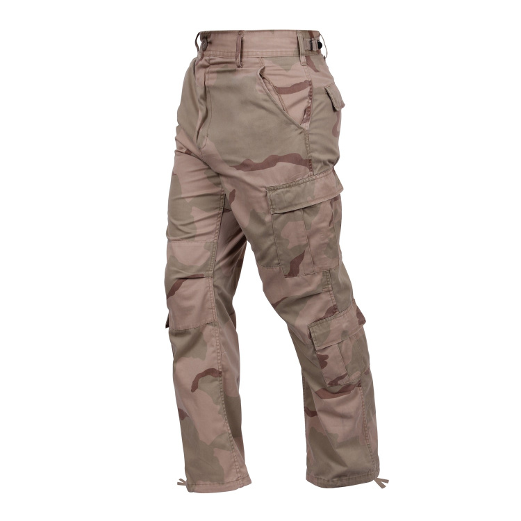 Vintage Camo Paratrooper Fatigue Pants, Rothco
