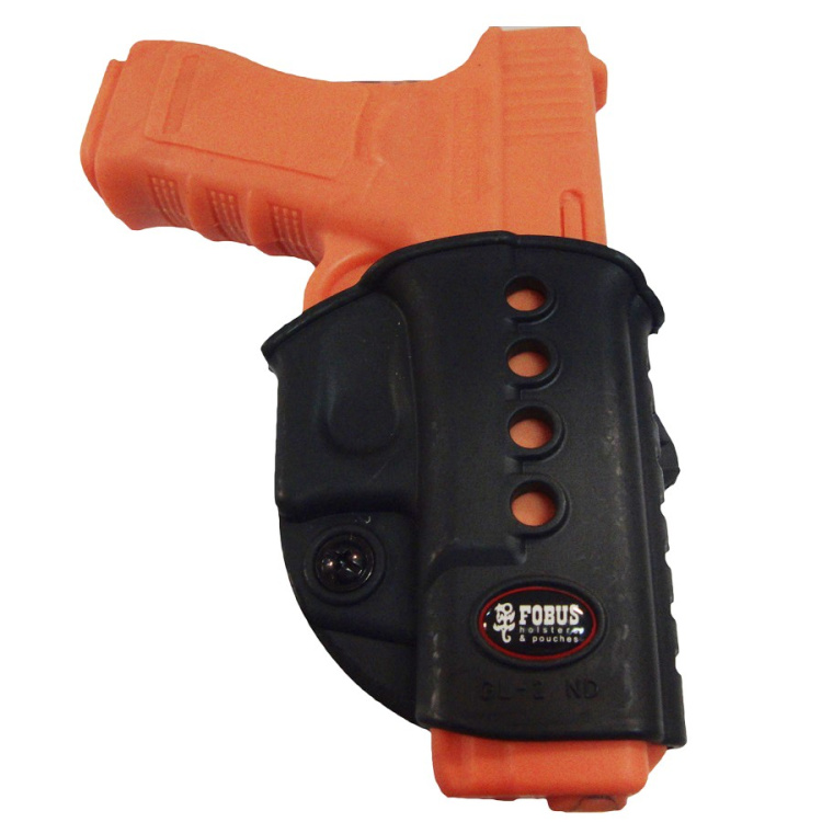 Glock 17 and Glock 19 pistol holster, drawstring, Fobus