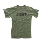 Vintage 'Army' T-Shirt, Rothco, Olive, 2XL