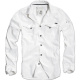Men's SlimFit Shirt, Brandit, White, S