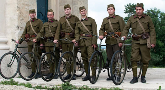 Historické foto českých vojáků