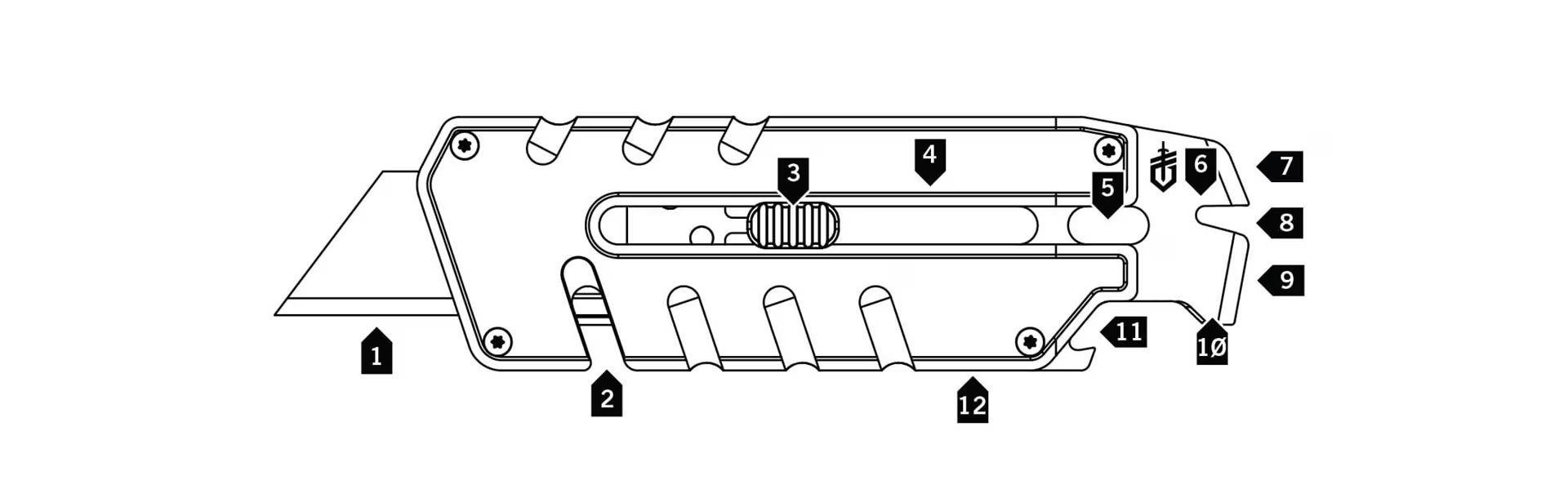 Multifunkční nástroj Prybrid Utility Clip